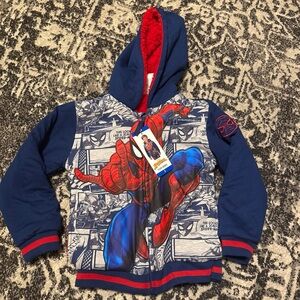 Marvel Spider-Man Kids Hoodie - Navy and Red